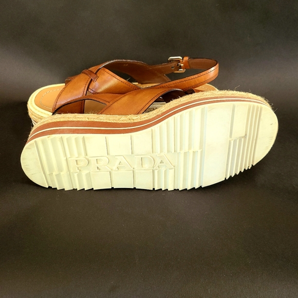 Prada Espadrille Platform Sandals - Picture 5 of 9